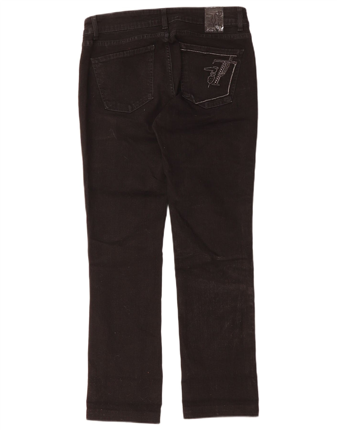 Jeans Slim Donna Trussardi W28 L28 Cotone Nero