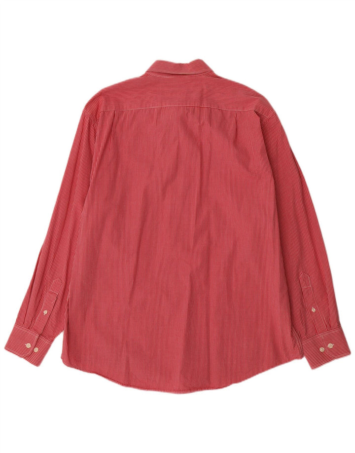 Camicia da uomo IZOD in cotone a quadri rossi grandi