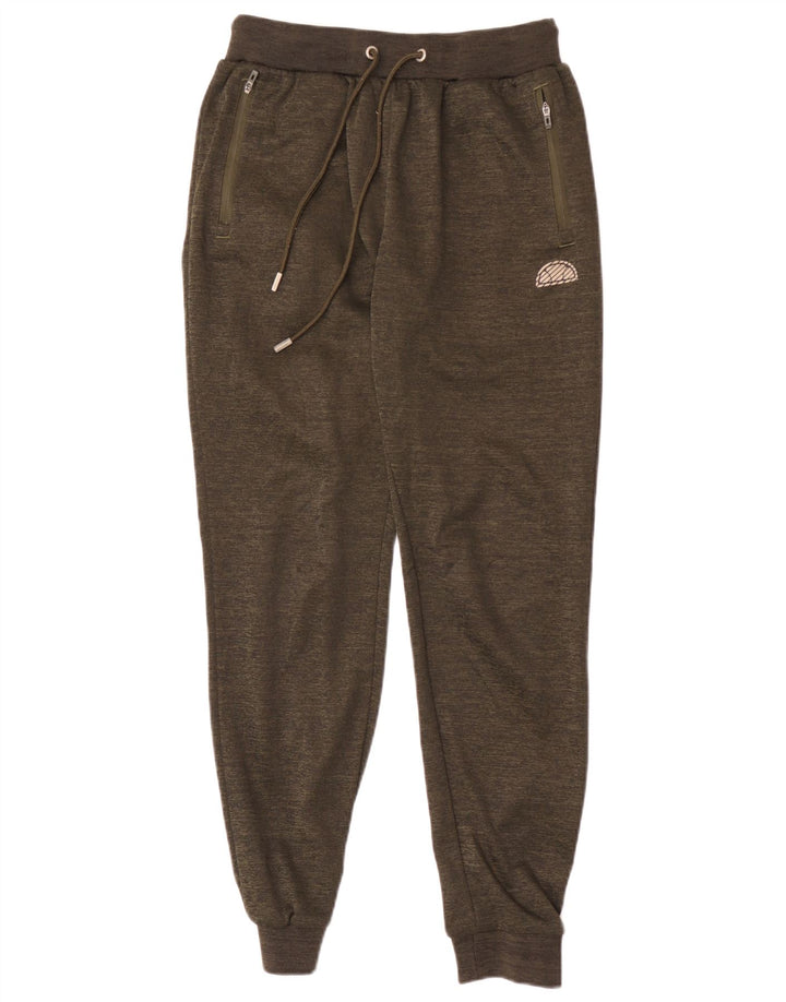 Pantaloni da tuta con grafica da uomo Ellesse, pantaloni da jogging, piccoli, color kaki