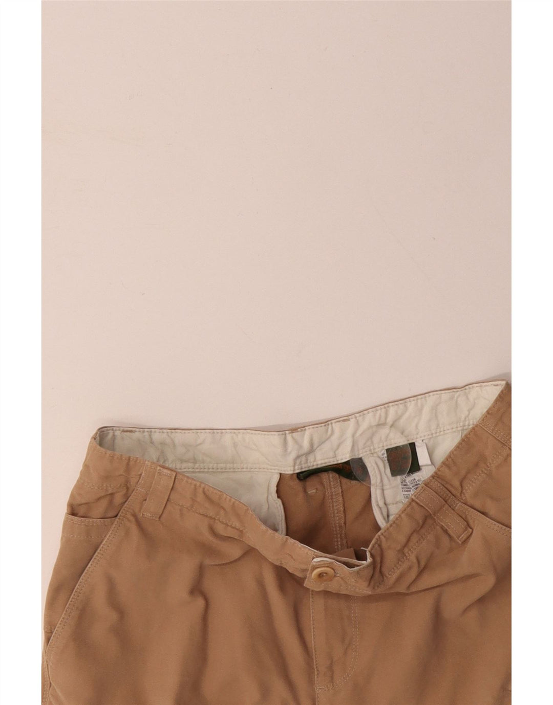 Pantaloncini cargo da uomo TIMBERLAND W32 cotone beige medio