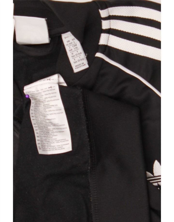 Adidas Giacca da tuta da ragazzo 13-14 anni Large Nero Poliestere
