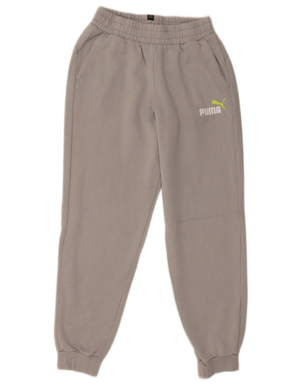 Pantaloni della tuta da ragazzo PUMA Joggers 13-14 anni in cotone grigio