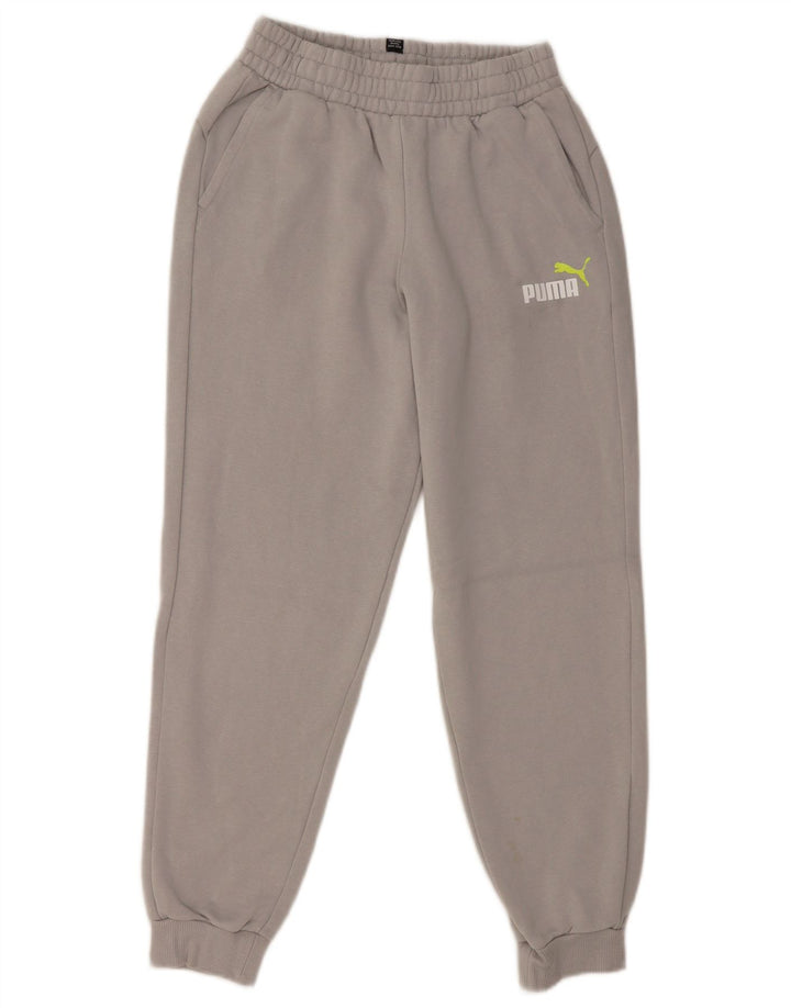 Pantaloni della tuta da ragazzo PUMA Joggers 13-14 anni in cotone grigio