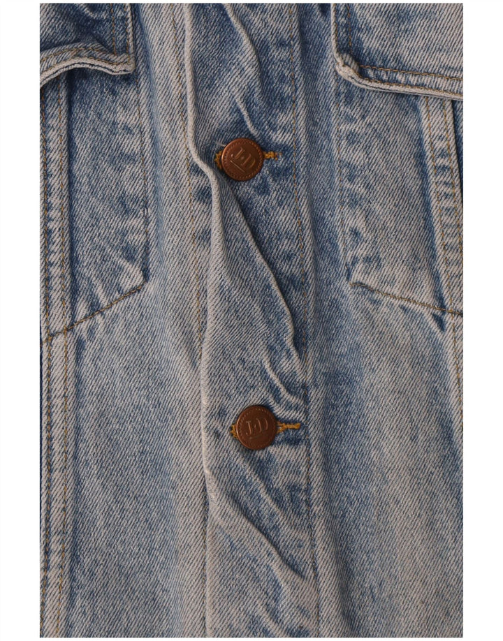 Giacca di jeans vintage da uomo UK 38 cotone blu medio
