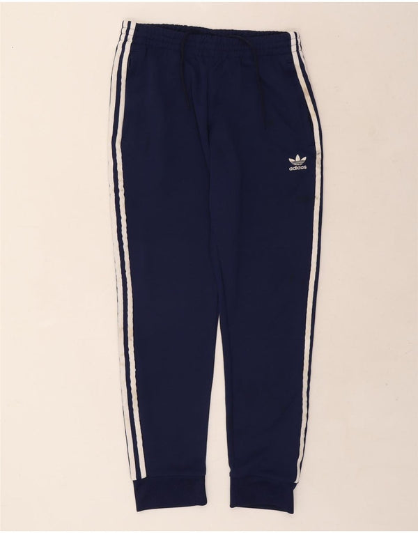 Pantaloni da tuta da uomo ADIDAS Joggers medio poliestere blu navy