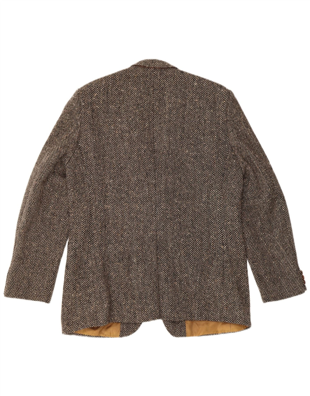 GERRARD MARLBORO Giacca blazer in tweed Donegal da uomo UK 38 Marrone medio