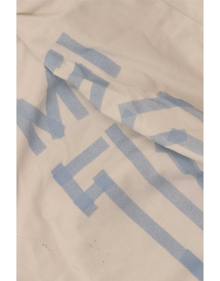 T-shirt grafica Adidas da uomo MESSI Top grande in cotone bianco