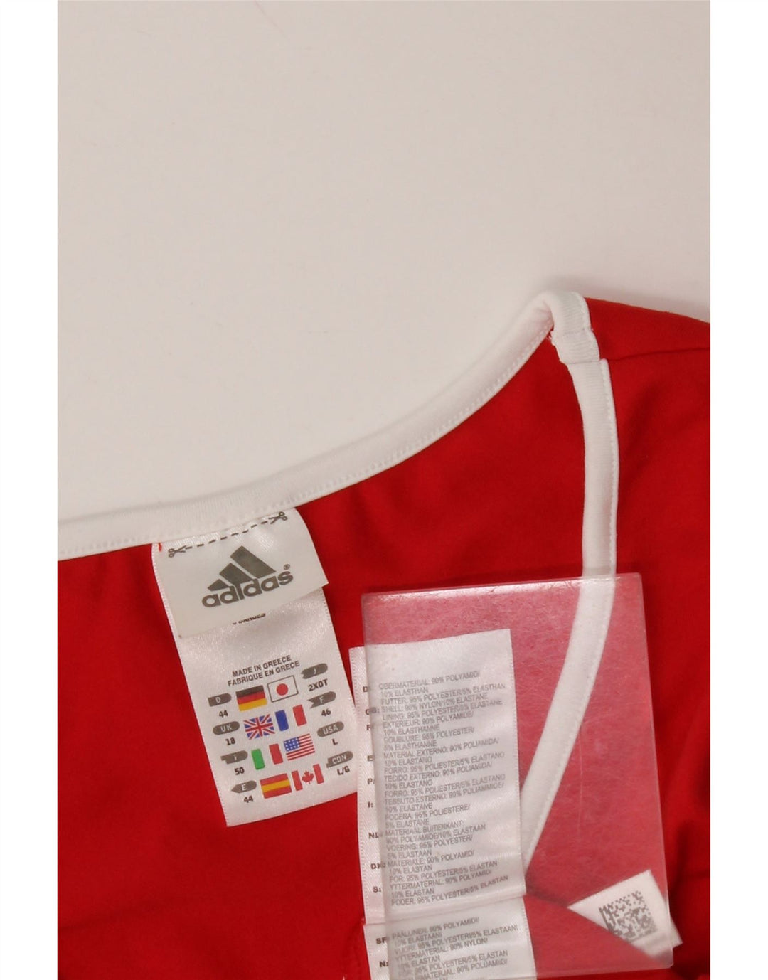 Canotta da donna ADIDAS UK 18 XL nylon rosso