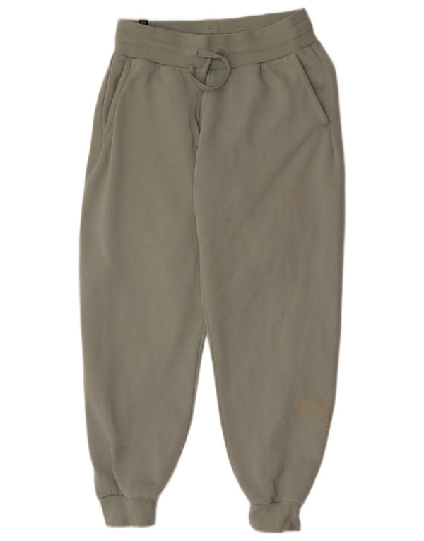 Pantaloni da tuta da donna Puma Joggers UK 10 Small Green Cotton
