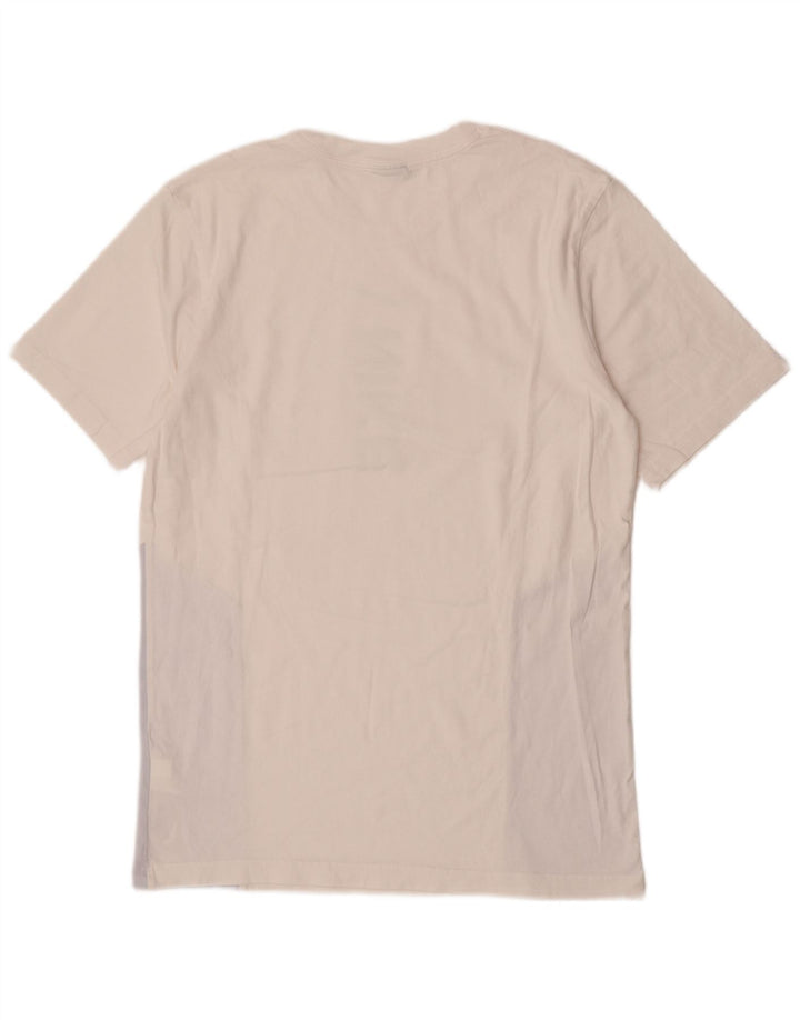 T-shirt grafica da uomo Nike Top in cotone color block bianco medio