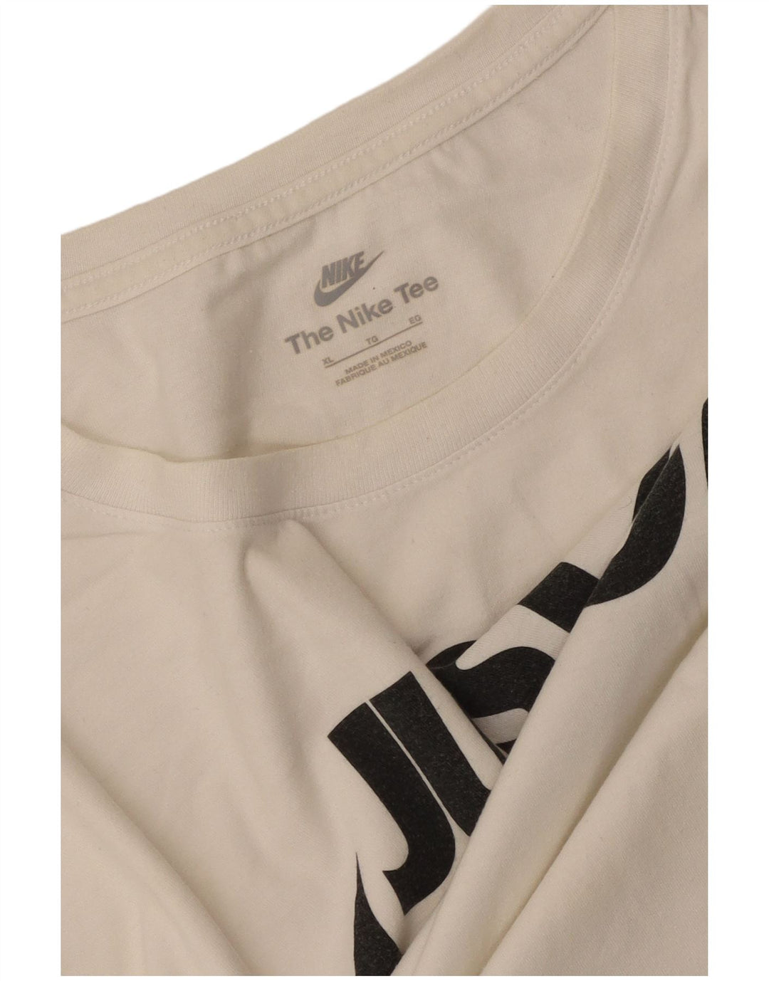 T-shirt grafica Nike da uomo XL bianca