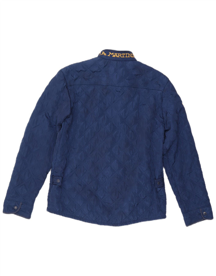 Giacca trapuntata grafica da donna LA MARTINA UK 20 2XL Blu navy