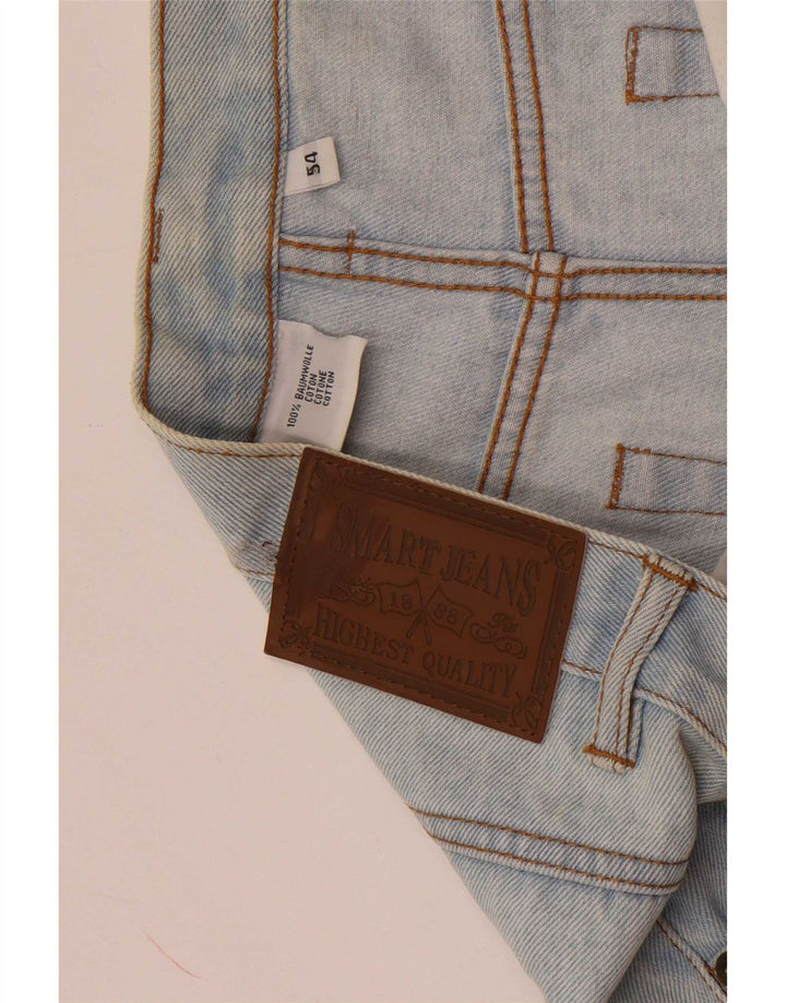Pantaloncini di jeans vintage da uomo IT 54 2XL W38 Cotone blu