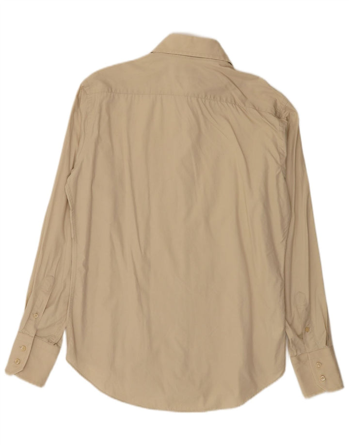 Camicia Zara Uomo XL Cotone Beige