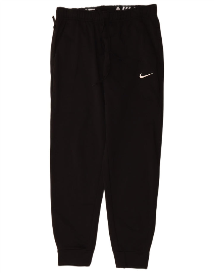 Pantaloni da tuta Nike Therma-Fit da uomo, pantaloni da jogging, poliestere nero medio