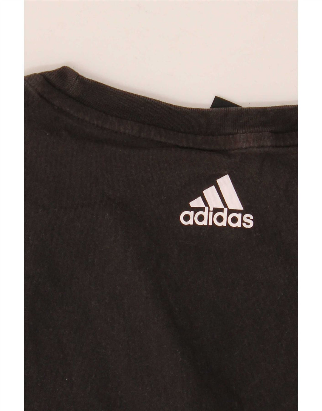 T-shirt grafica da uomo Adidas Top media nera