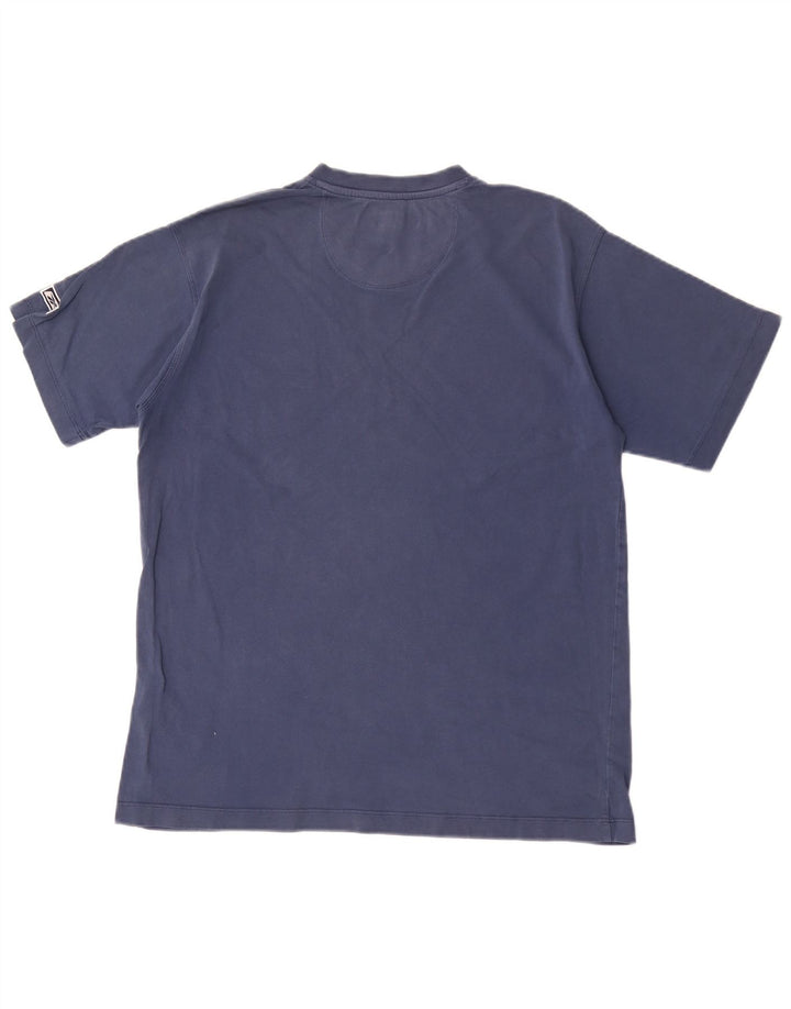 T-shirt Reebok da uomo Top Small in cotone blu navy