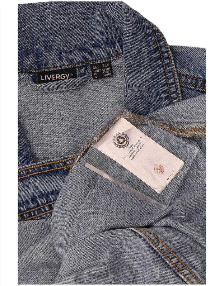 Giacca di jeans da uomo LIVERGY UK 46 3XL Cotone blu