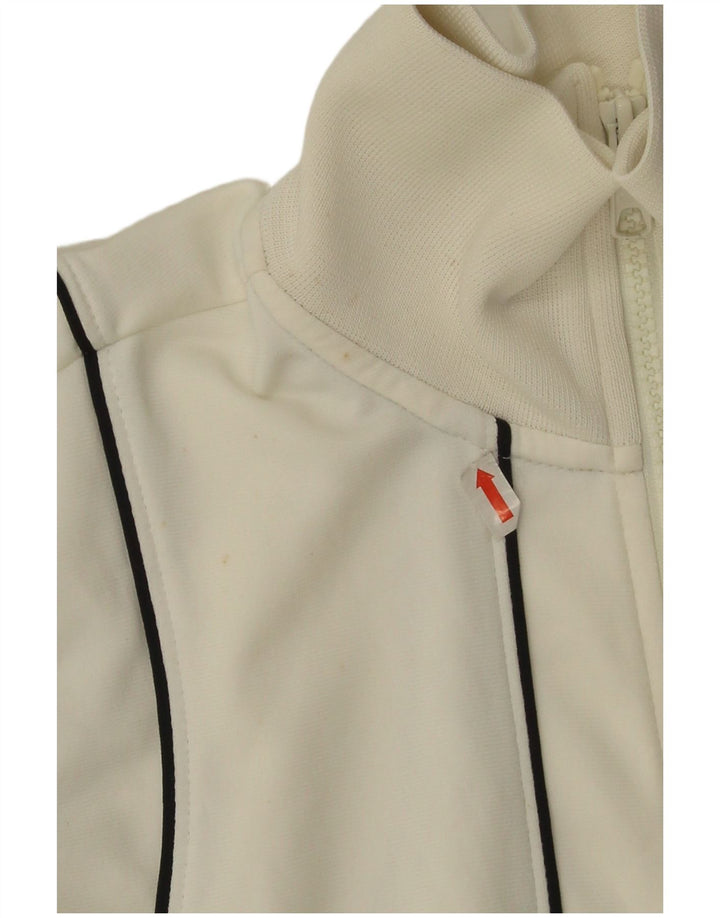 Giacca da tuta da donna Nike UK 8/10 Small Poliestere bianco