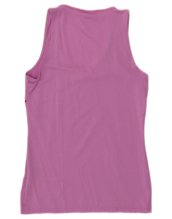 Canottiera grafica da donna Fila UK 12 nylon rosa medio