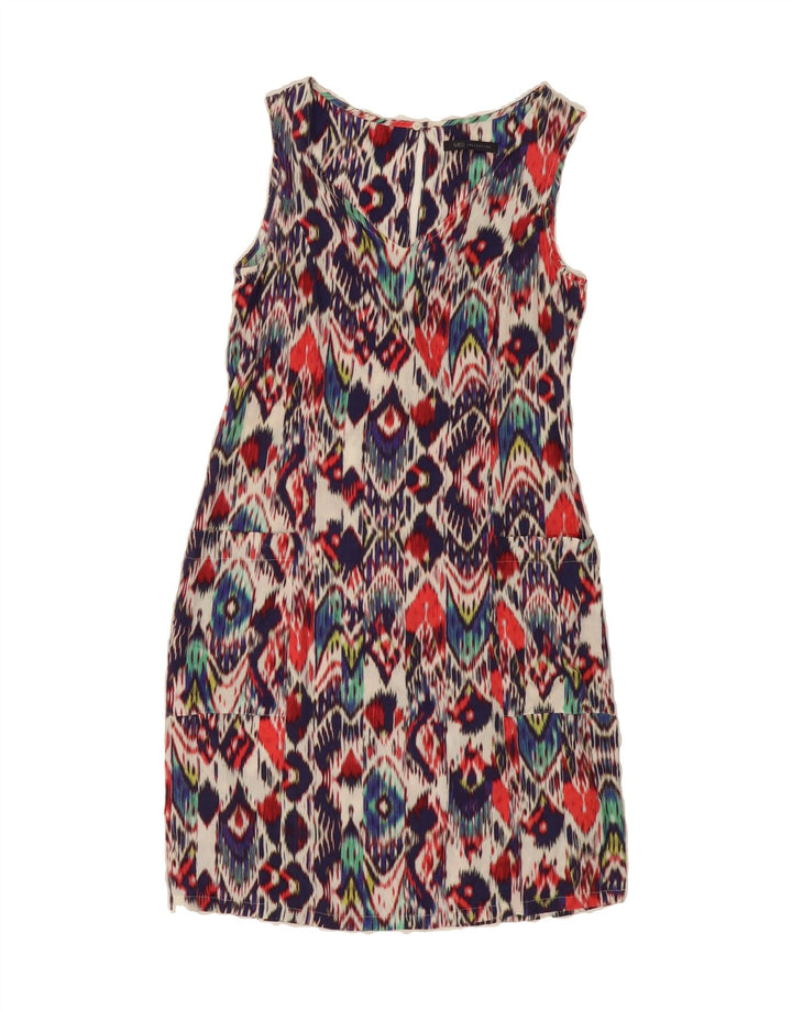 MARKS & SPENCER Womens Sheath Dress UK 8 Small  Multicoloured Ikat Vintage Marks & Spencer and Second-Hand Marks & Spencer from Messina Hembry 
