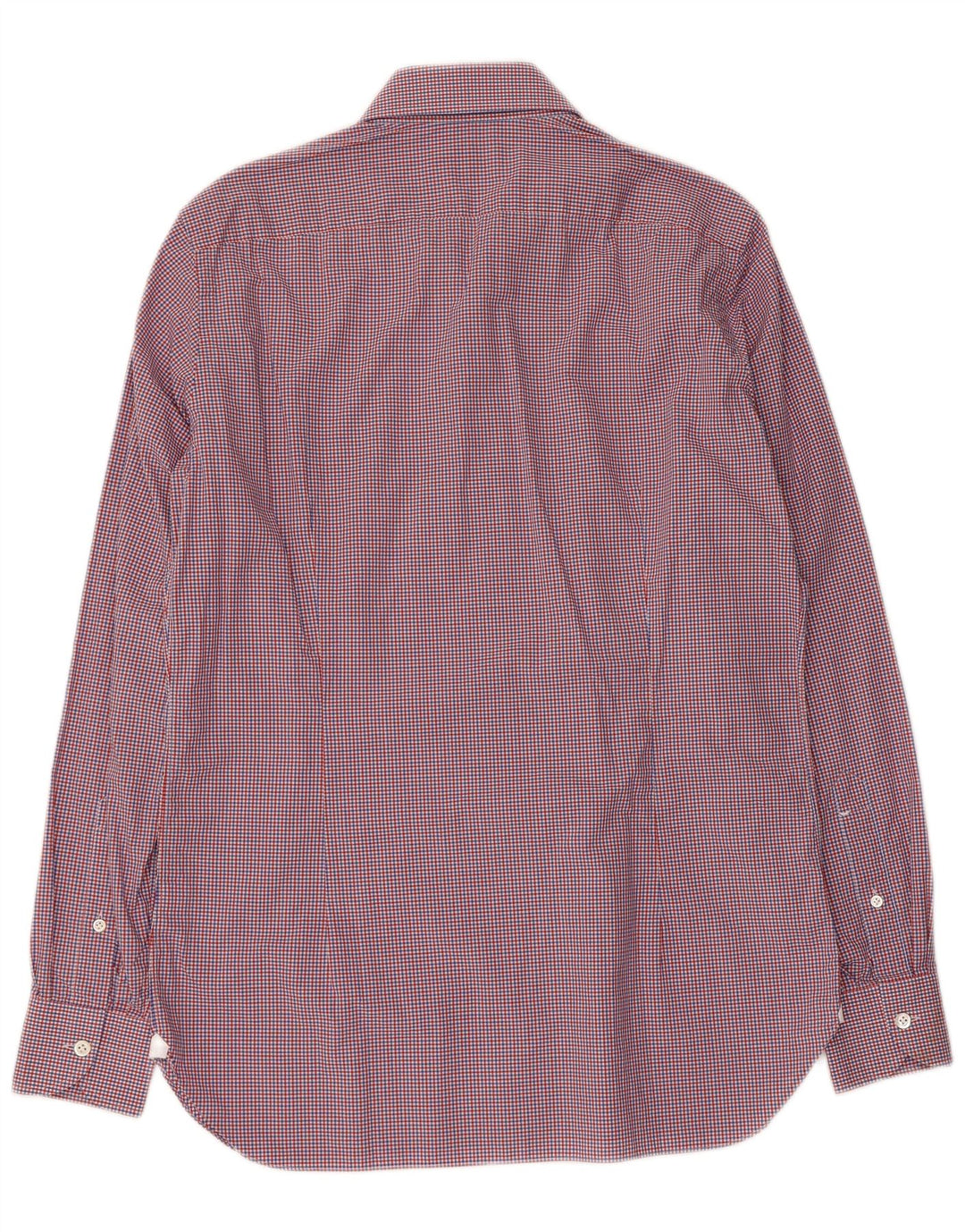 Camicia da uomo BORRELLI taglia 39 15 1/2 cotone a quadri multicolore medio