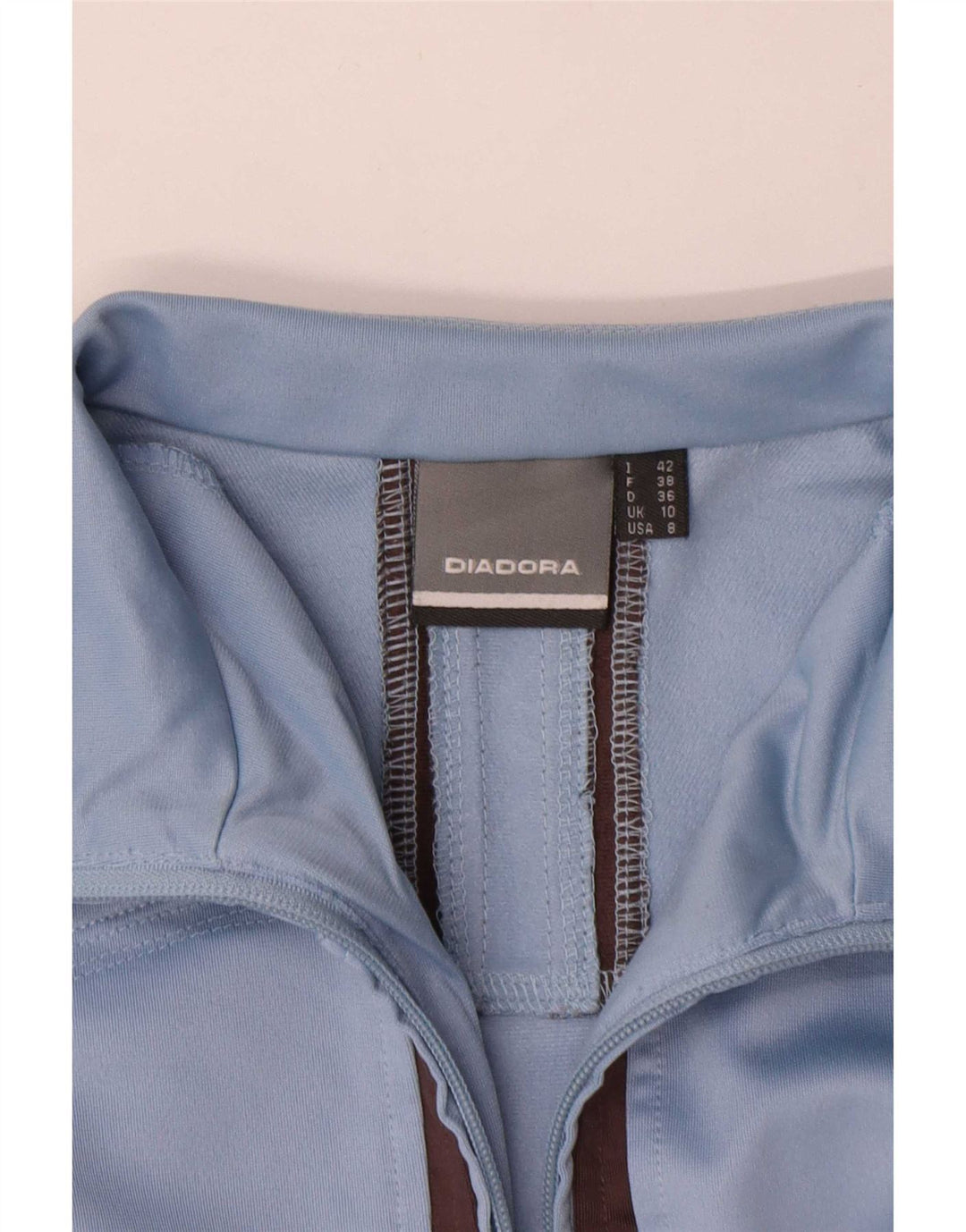 Giacca da tuta oversize da donna Diadora UK 10 Small Blu Poliestere