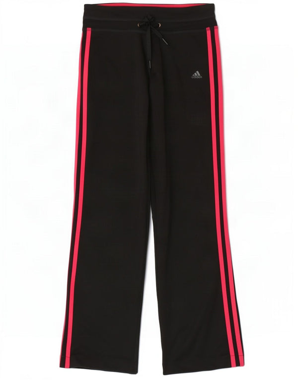 Pantaloni della tuta Adidas Climalite da donna UK 4/6 XS poliestere nero