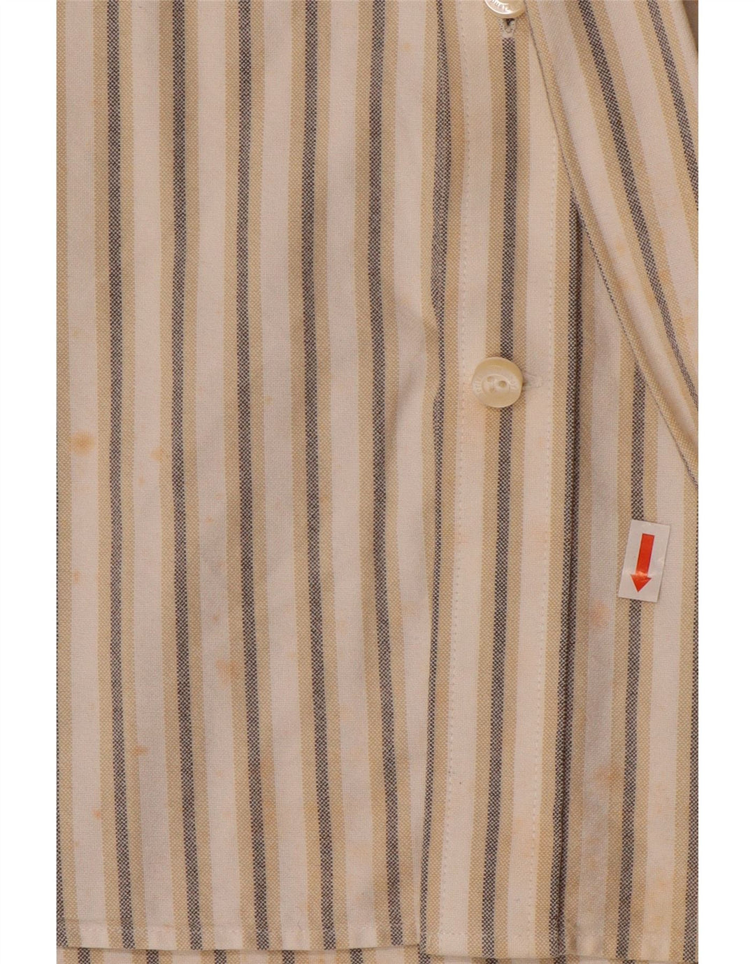 Camicia da uomo TIMBERLAND 2XL Cotone a righe beige