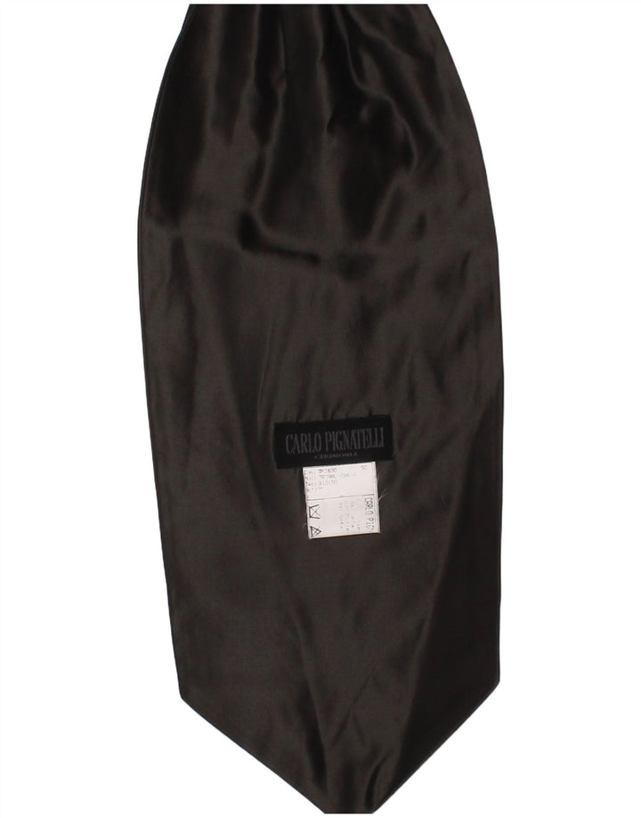 CARLO PIGNATELLI Mens Cravat One Size Grey Silk Classic