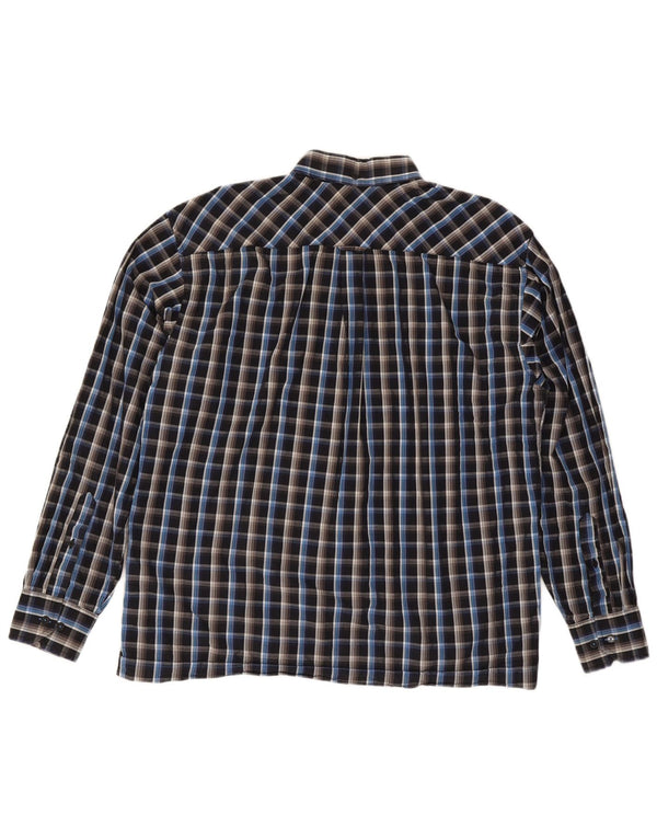 Camicia da uomo Ben Sherman 2XL in cotone a quadri neri