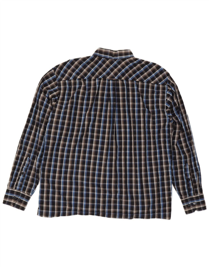 Camicia da uomo Ben Sherman 2XL in cotone a quadri neri