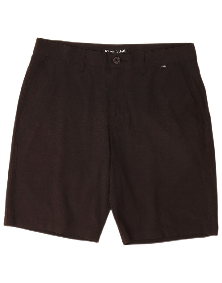 Pantaloncini chino da uomo Travis Mathew W32 poliestere nero medio