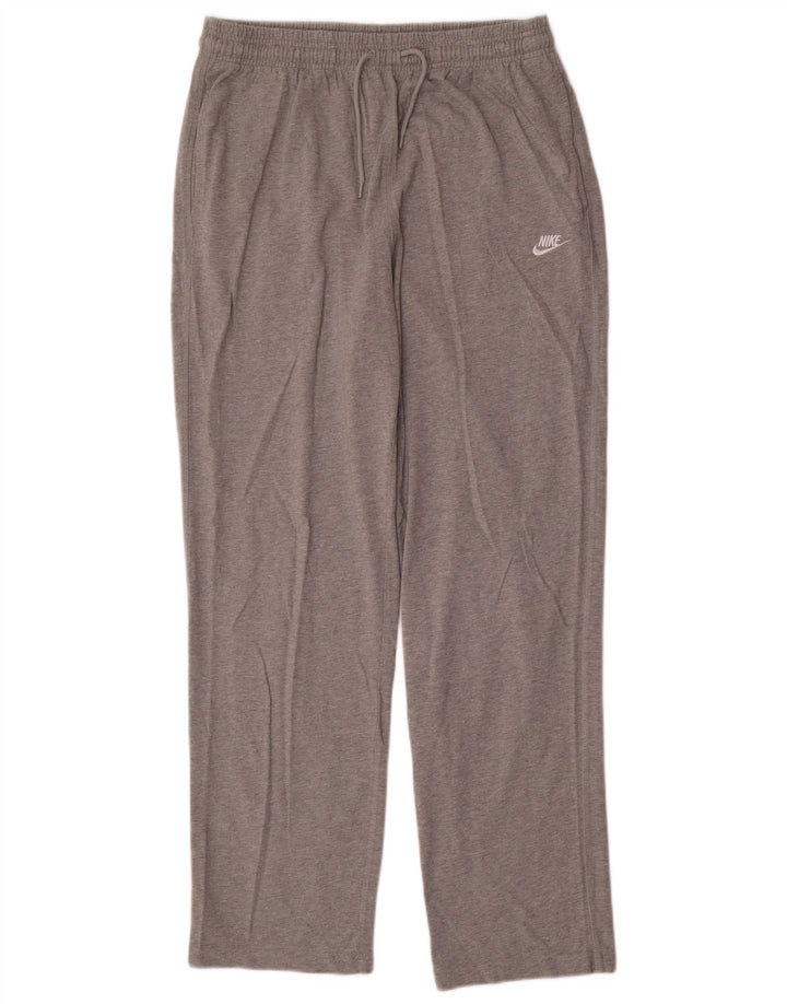 Pantaloni da tuta da uomo Nike Large in cotone chiazzato grigio