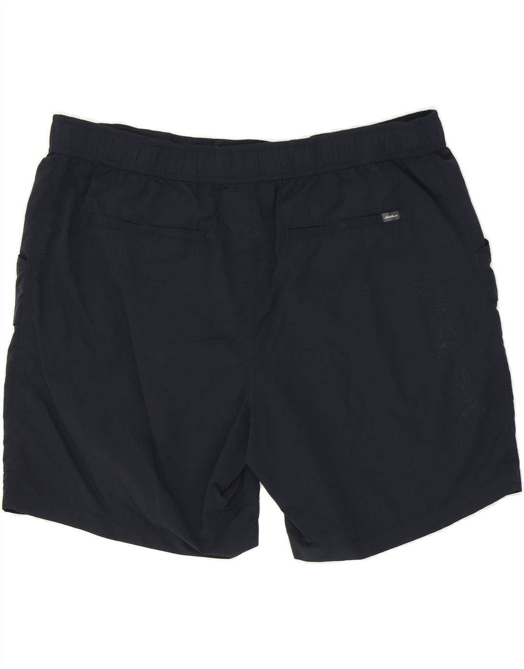 EDDIE BAUER Mens Cargo Shorts 2XL W44 Navy Blue Nylon Vintage Eddie Bauer and Second-Hand Eddie Bauer from Messina Hembry 
