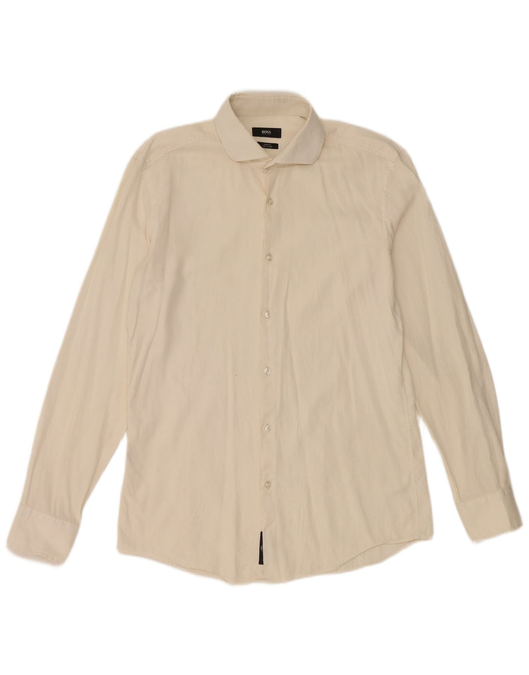 Camicia slim fit da uomo Hugo Boss EU 40 bianco medio