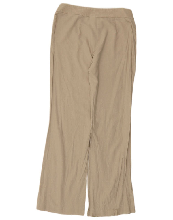 Pantaloni casual Bootcut da donna Marks & Spencer UK 12 Medio W30 L31 Beige