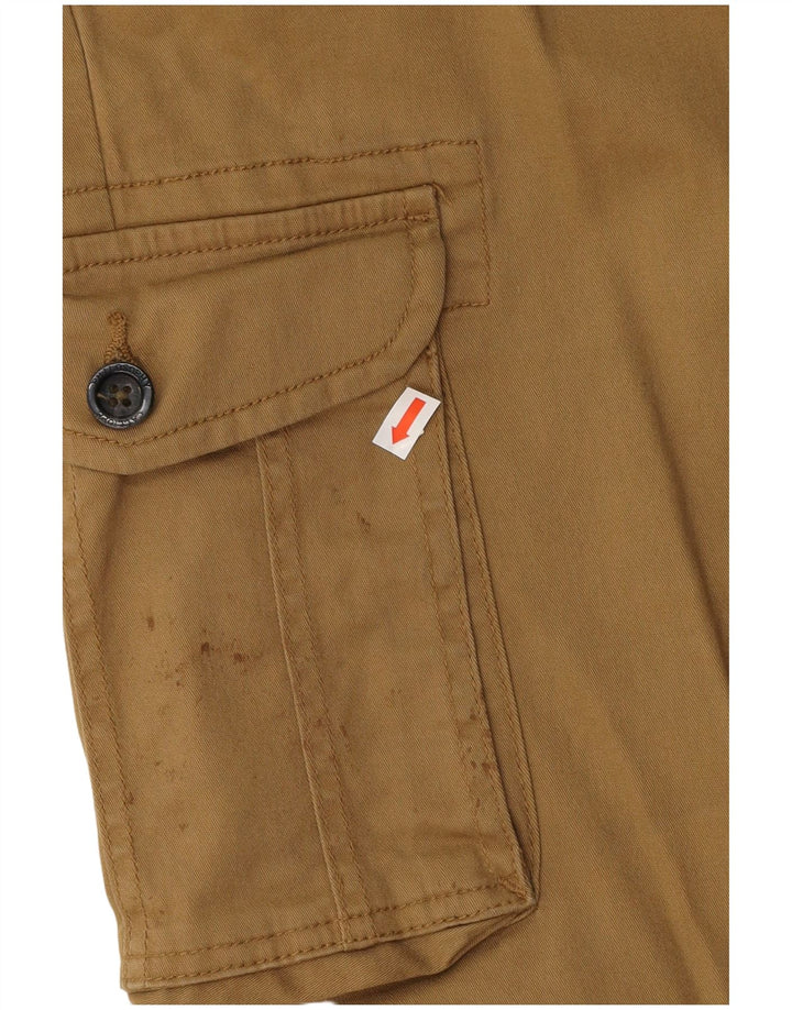 CALLIOPE Pantaloni cargo da uomo Firenze Joggers IT 44 XS W32 L28 Beige