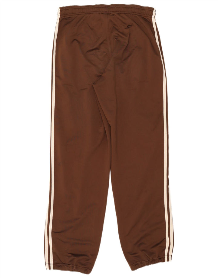 Pantaloni da tuta da uomo Adidas Joggers UK 38/40 Poliestere marrone medio
