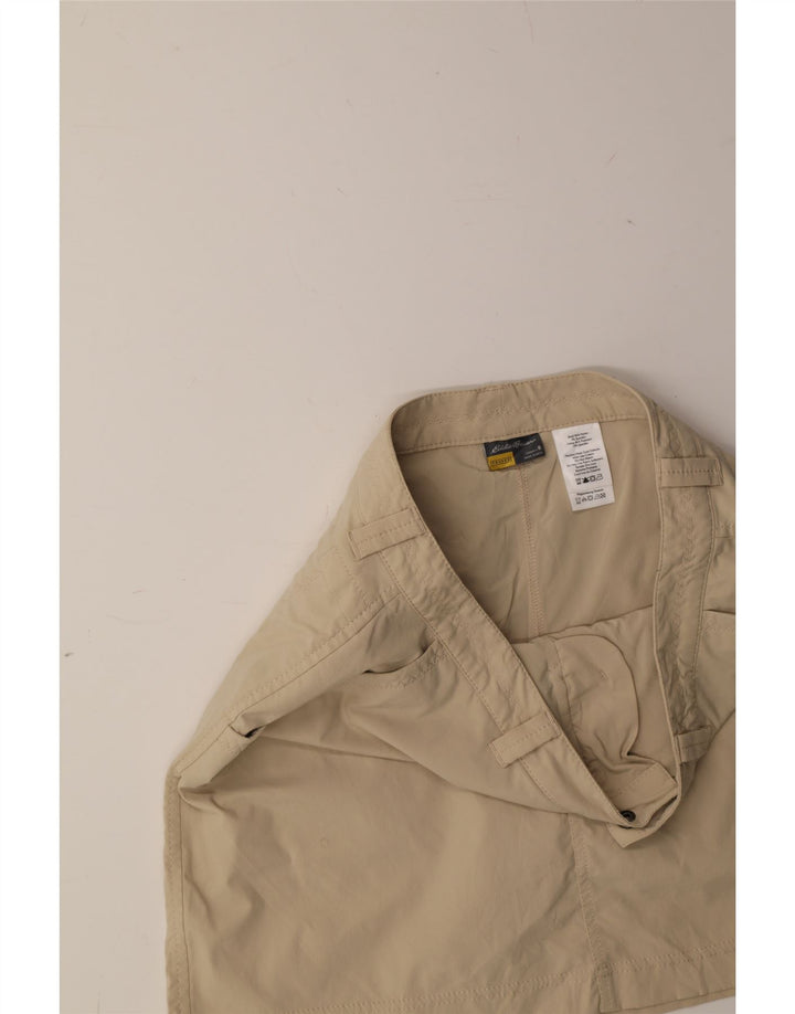 EDDIE BAUER Womens Mini Skirt US 8 Medium W30 Beige Nylon Vintage Eddie Bauer and Second-Hand Eddie Bauer from Messina Hembry 