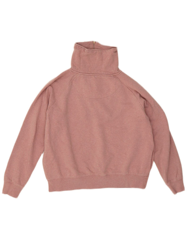 Crew Clothing Felpa corta da donna Maglione UK 10 Small Pink Flecked