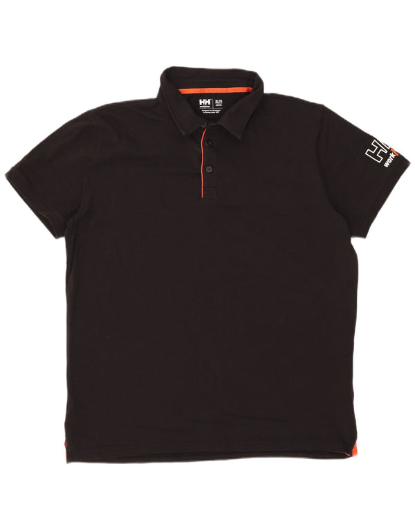 Polo grafica da uomo Helly Hansen 2XL cotone nero