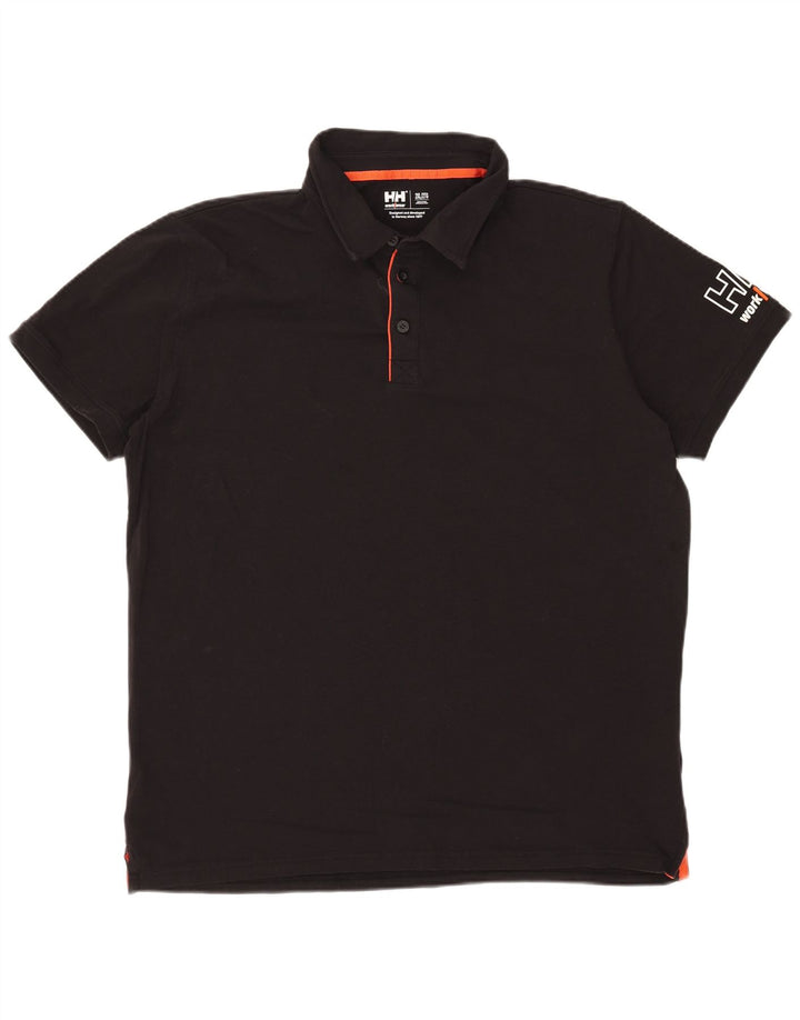 Polo grafica da uomo Helly Hansen 2XL cotone nero