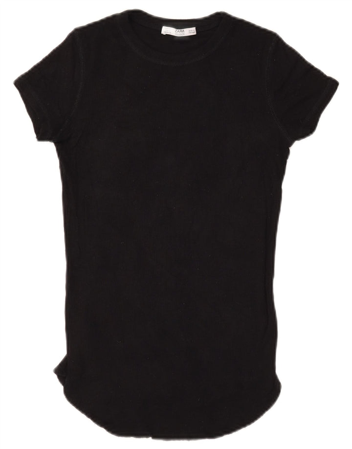 T-shirt Zara da donna Top UK 10 piccola nera