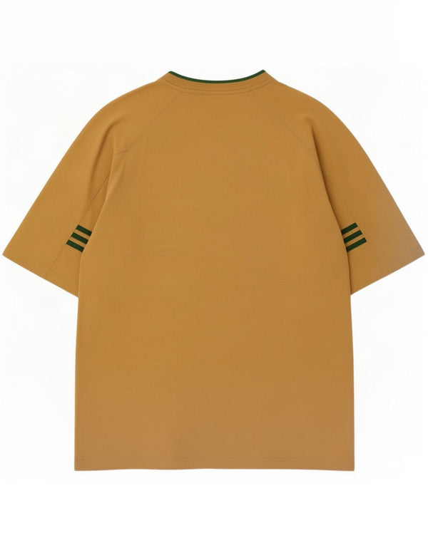 T-shirt da uomo Adidas Top UK 48/50 XL in cotone beige