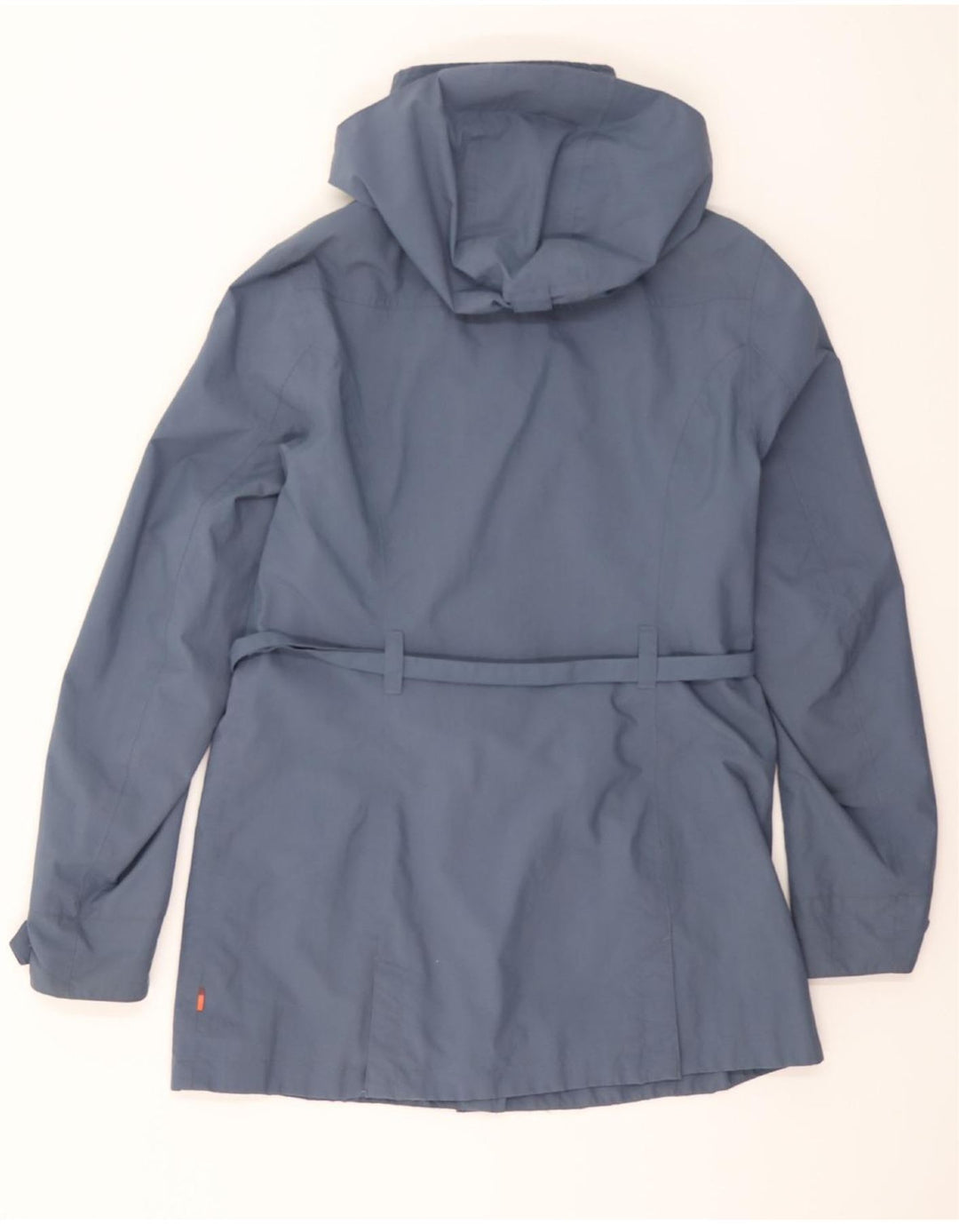 VAUDE Womens Hooded Raincoat EU 40 Medium Blue Polyamide Vintage Vaude and Second-Hand Vaude from Messina Hembry 