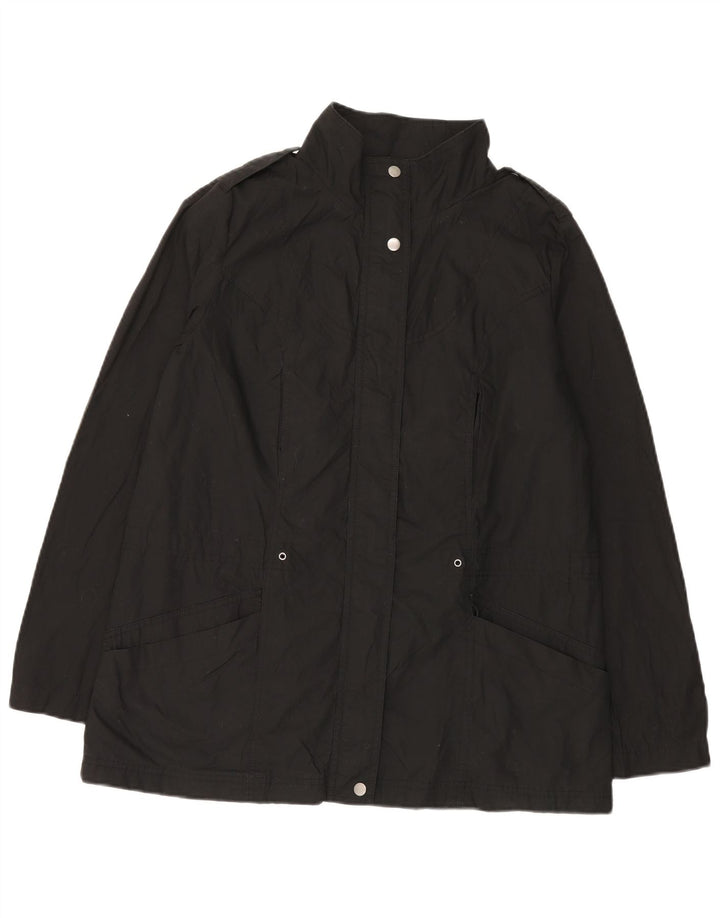 Giacca militare da donna Zara UK 16 grande nera