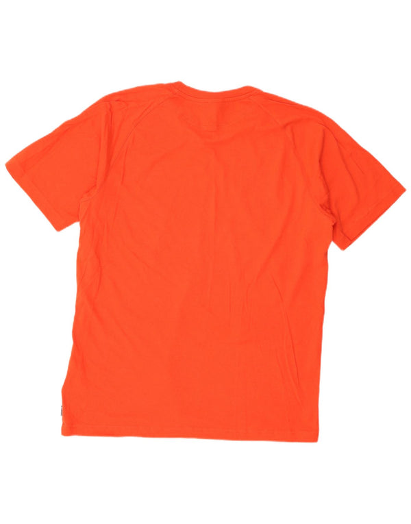 Maglietta Adidas da uomo Top Large in cotone arancione