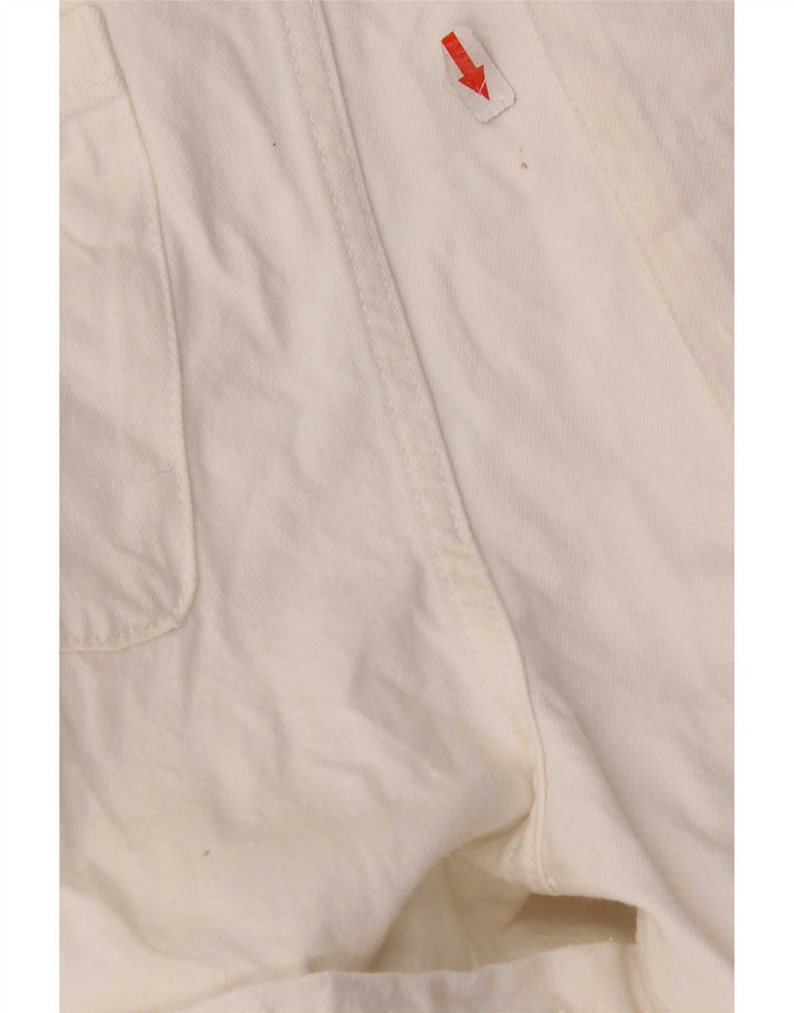 Tutina corta in denim per ragazze Zara 13-14 anni in cotone bianco