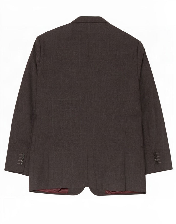 Giacca blazer a 2 bottoni da uomo Marks & Spencer UK 40 lana grigio medio